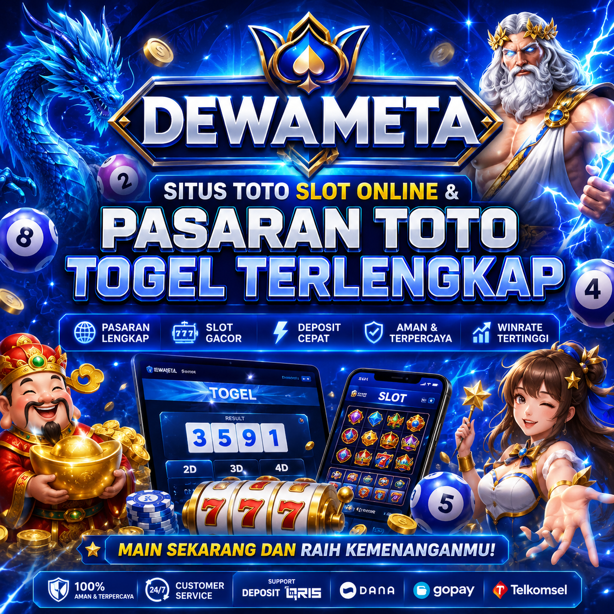 DEWAMETA: Situs Toto Slot Online & Pasaran Toto Togel Terlengkap