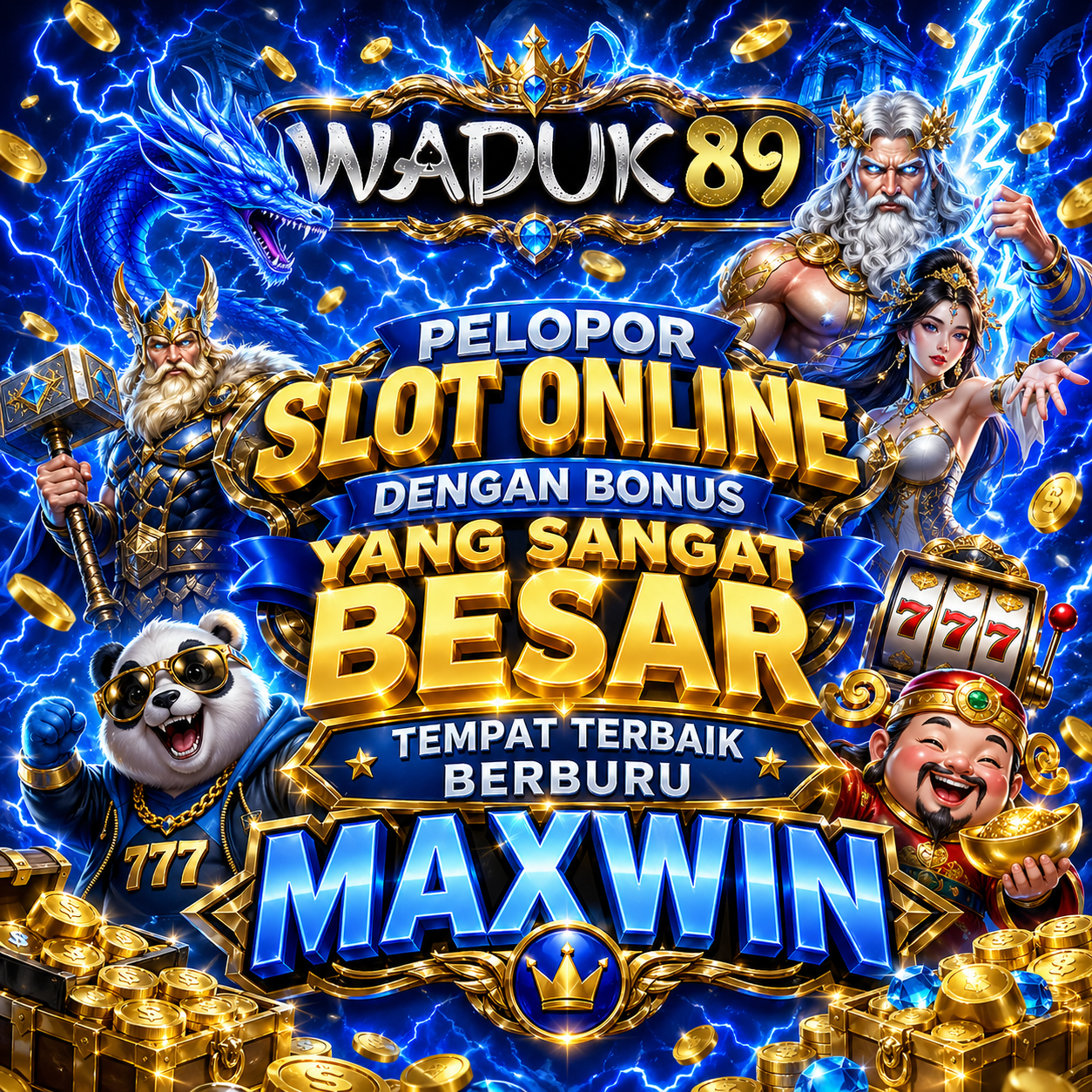 WADUK89: Pelopor Slot Online Dengan Bonus Yang Sangat Besar Tempat Terbaik Berburu Maxwin