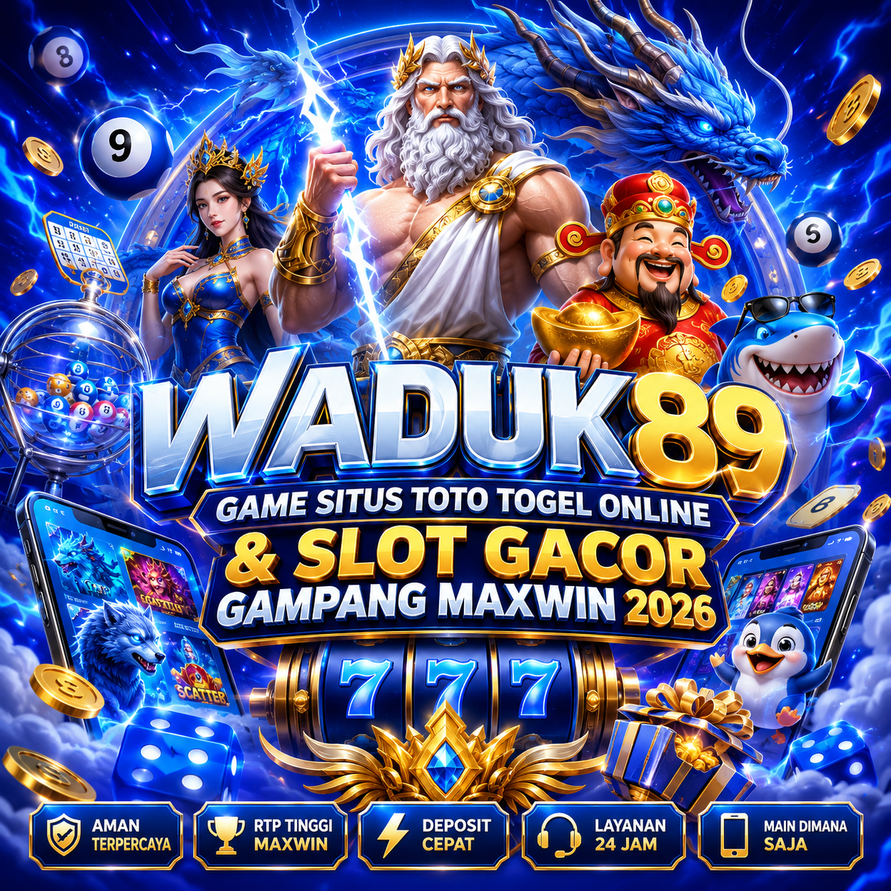 WADUK89: Game Situs Toto Togel Online & Slot Gacor Gampang Maxwin 2026
