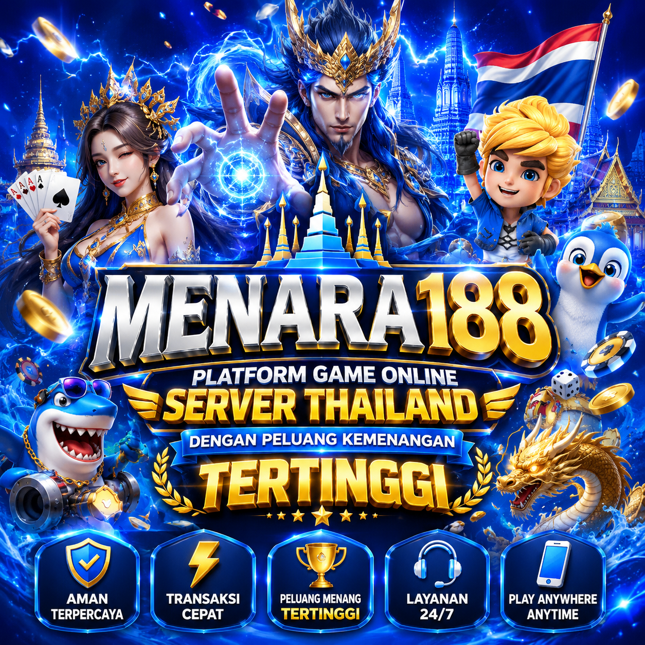 MENARA188: Platform Game Online Server Thailand Dengan Peluang Kemenangan Tertinggi