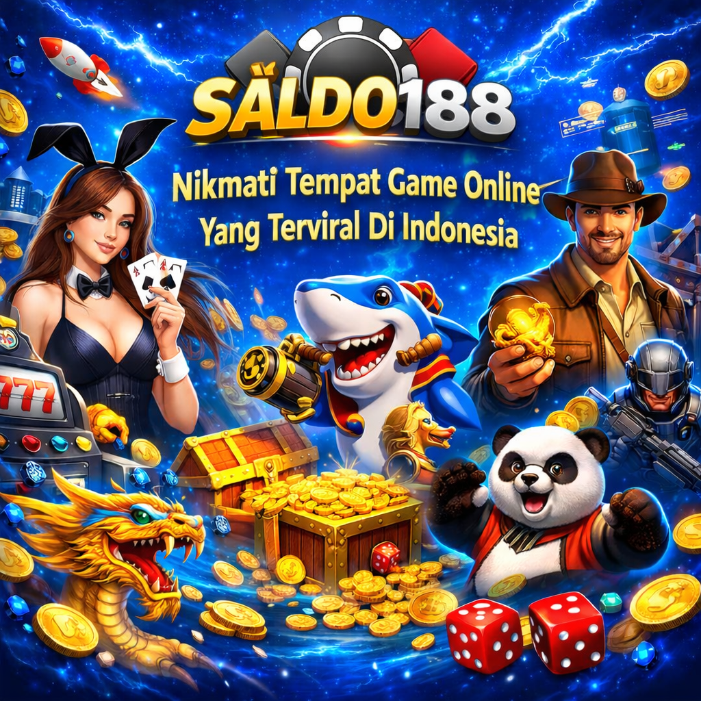 SALDO188: Nikmati Tempat Game Online Yang Terviral Di Indonesia