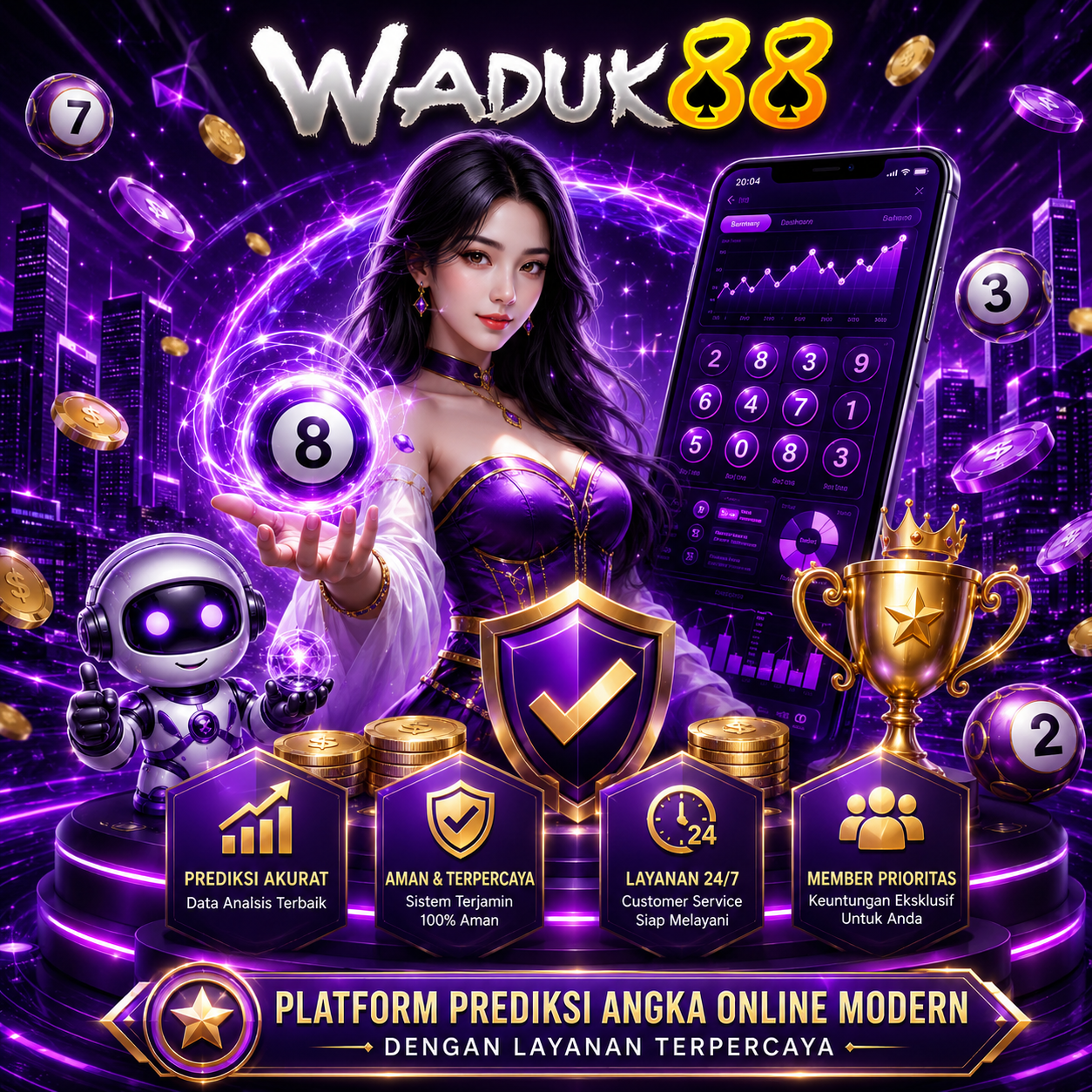 Banner WADUK88 Platform Prediksi Angka Online Modern